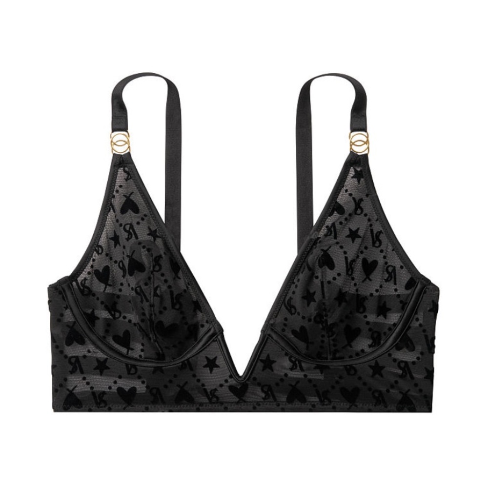VICTORIA SECRET BRALETTE VELVET SHEER